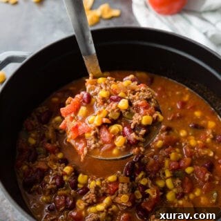 Delicious and simple taco soup